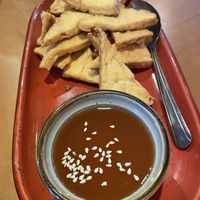 Fried vegan tofu  at Blossom Vegetarian in Renton