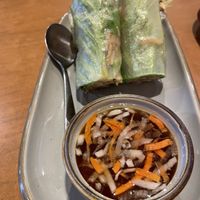  Vegan no pork shredded fresh rolls  at Blossom Vegetarian in Renton