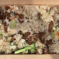 Chicken fried rice  at Blossom Vegetarian in Renton