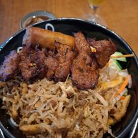 Vermicelli bowl at Blossom Vegetarian in Renton