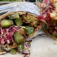 Falafel wrap   at Gjusta in Venice