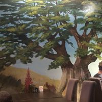 Interior art  at Hanan Food in Belgrade