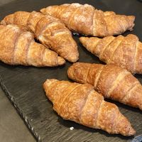 Empty vegan brioche  at Il Forno di Mario Tresoldi in Bergamo