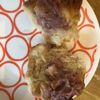 Cherry cruffin  at Toast Bakery in Cwmfelinfach