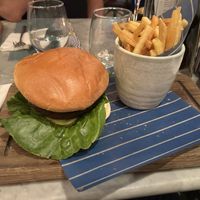 Vegan burger  at Cote in Horsham