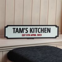 Sign at Tam's Kitchen in Paignton
