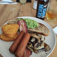 "Hangover" brunch. at Tam's Kitchen in Paignton