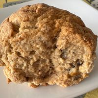 Vegan walnut banana scone    at Born & Bread in Portstewart