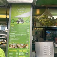 menu at Top Falafel in Birmingham