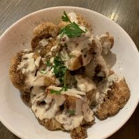 Cauliflower Crispies  at Hummus Bar - Oktober in Budapest