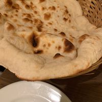 Bread served with the hummus at Hummus Bar - Oktober in Budapest