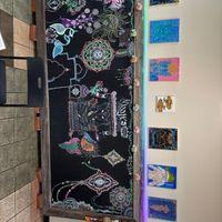 Artwork insidee  at Maaji's Street Kitchen in St Louis