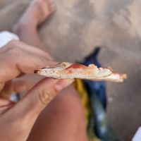 Structure of the bottom. Very thin just like a tortilla wrap   at KISA'  in Lagos