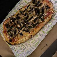 Mushroom pizza  at KISA'  in Lagos