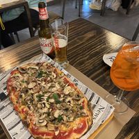 vegan mushroom pinsa  at KISA'  in Lagos