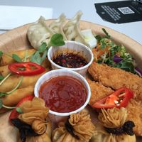Bangkok Platter at SUPA Thai Vegan in Newport