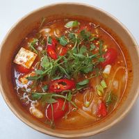 Tom Yum at SUPA Thai Vegan in Newport