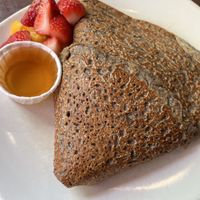 Vegan buckwheat crepe   at Le Casse-Crêpe Breton in Quebec