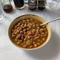 Chickpea stew at Meu Limao in Lagos