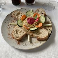 Double hummus at Meu Limao in Lagos