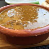 lentil, potato and carrot curry at Meu Limao in Lagos