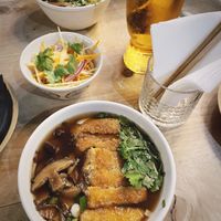 Tofu Shitake pho  at ISTOK in Belgrade