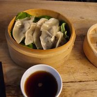 Vege dumplings at ISTOK in Belgrade