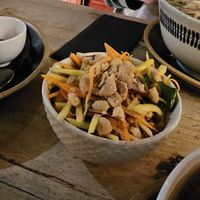 Mango salad at ISTOK in Belgrade