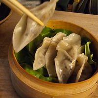 Vege dumplings at ISTOK in Belgrade