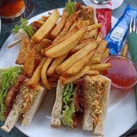 Veganes Clubsandwich at Slainte Irish Pub in Ravensburg