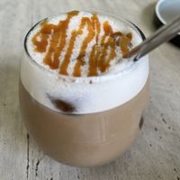 Butterscotch iced coffee  at Sauce Tree Kuta in Kuta