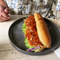 Pulled pork sandwich   at Sauce Tree Kuta in Kuta