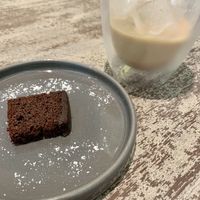 Coffee and chocolate banana cake   at Sauce Tree Kuta in Kuta