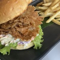 Mushroom burger  at Sauce Tree Kuta in Kuta