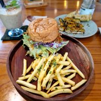 Shroomy Burger at Sauce Tree Kuta in Kuta