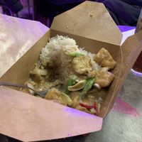 Tofu Malaysian curry  at Hello Oriental in Manchester