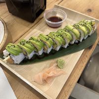 Caterpillar roll uramaki  at Hello Oriental in Manchester