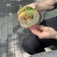 Tofu and avocado bahn mi  at Hello Oriental in Manchester