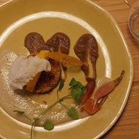 Galette de millet racines d'hiver at L'Âne Têtu in Desaignes