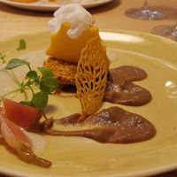 Galette de millet racines d'hiver at L'Âne Têtu in Desaignes