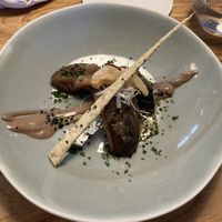 Aubergines nanbanzuke  at L'Âne Têtu in Desaignes