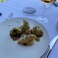 Okra  at Vetri Restaurant in Venice