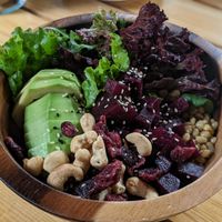 Vegan Poke Bowl at Zygos Urban Garden in Crete
