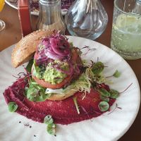 Beet bun at Miolo in Lisbon