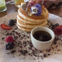 Vegan pancakes 6euros50 at Miolo in Lisbon