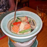 Vegan Thai green curry at Thai Thai in Chesterfield