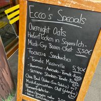 menu at Ecco in Cologne