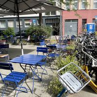 outside at Ecco in Cologne