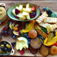 Vegane Frühstücksplatte at Ecco in Cologne