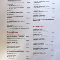 The menu at Ecco in Cologne